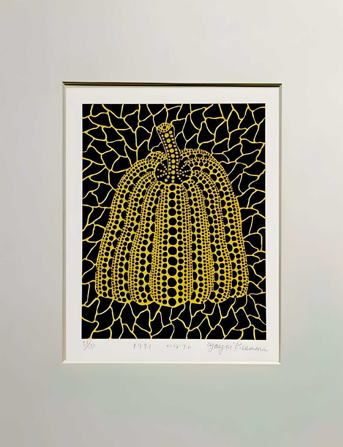 Lot 181 - Yayoi Kusama (Japanese 1929-), 'Pumpkin (S)', 1992