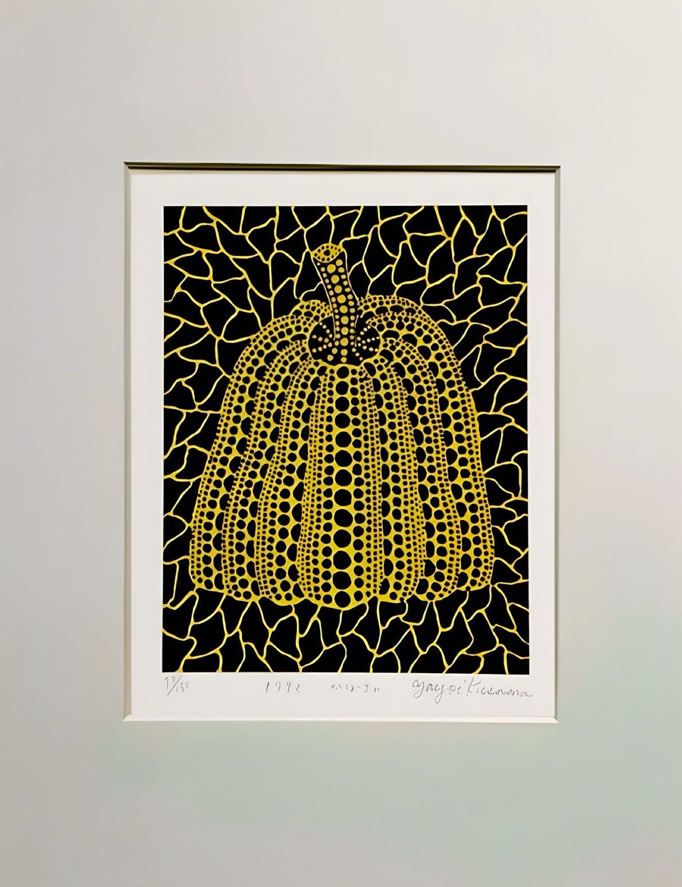 KUSAMA落書き Yayoi Kusama, Butterfly, 1985 | Maddox Gallery