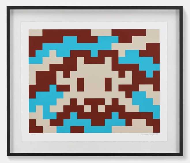 Lot 194 - Invader (French 1969-), 'Camo (M-3C-M1)', 2024