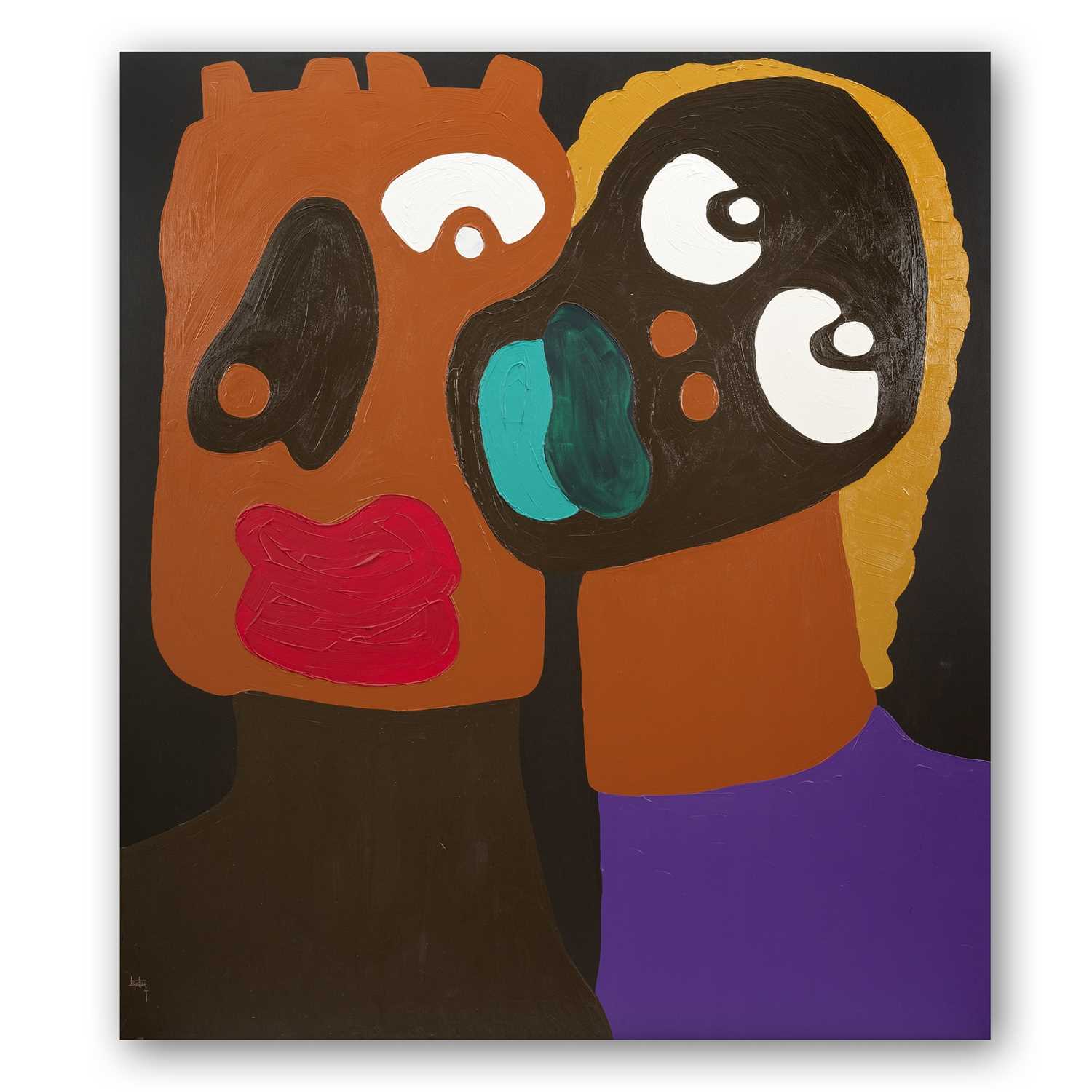 Lot 161 - Isshaq Ismail (Ghanaian 1989-), 'Untitled 3', 2020