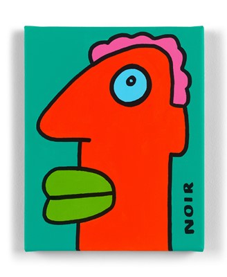 Lot 184 - Thierry Noir (French 1958-), 'My Thoughts Are Clear And My Shoes Are Tidy', 2019