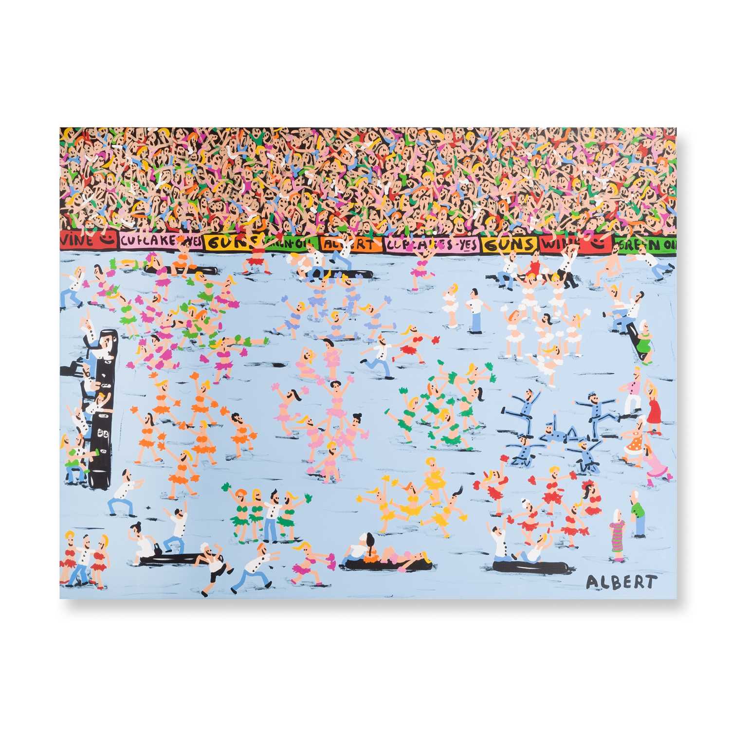 Lot 117 - Albert Willem (Belgian 1979-), 'The Cheerleader Tournament', 2023.