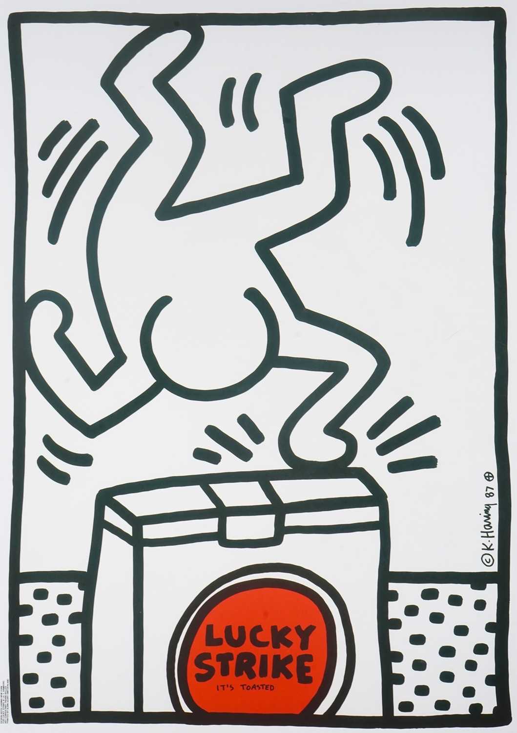 Lot 264 - Keith Haring (American 1958-1990), 'Lucky Strike I' 1987
