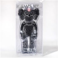 Lot 241 - Kaws x Medicom Toys ‘Kaws BFF (Black Edition)’, 2017