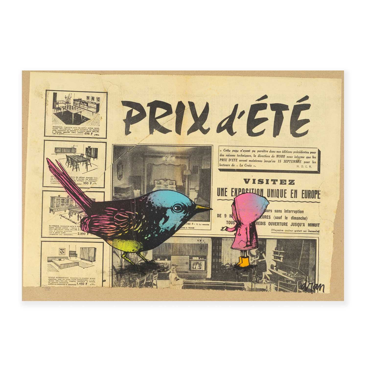 Lot 188 - Dran (French 1979-), 'Learning To Fly (Colour)', 2010