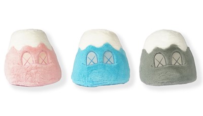 Lot 216 - Kaws (American 1974-), 'Holiday Japan, Mount Fuji Plush Set', 2019