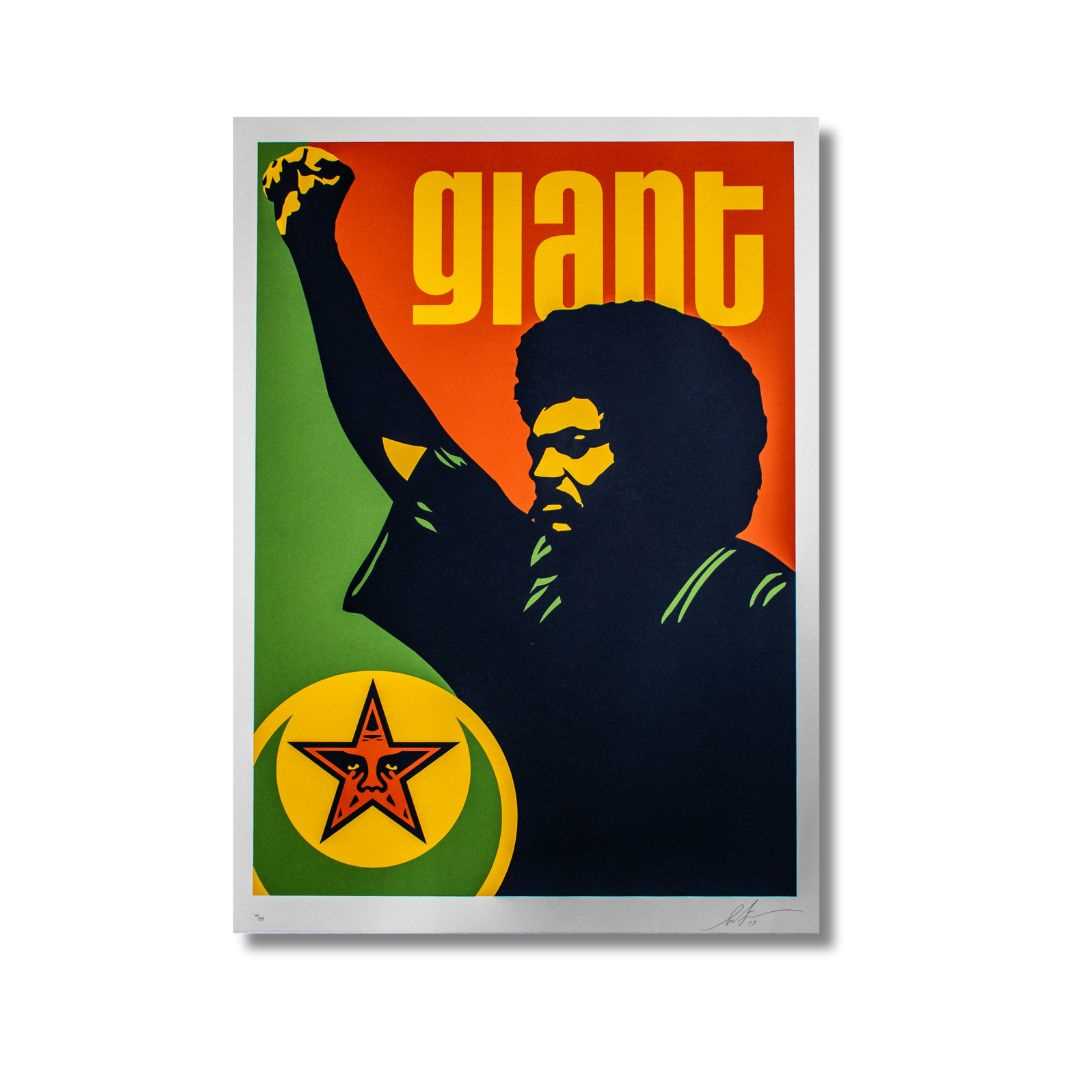 Lot 251 - Shepard Fairey (American 1970-), 'Jesse Nubian (Large Format)', 2019