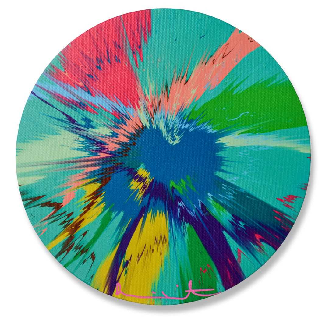 Lot 66 - Damien Hirst (British 1965-), 'Beautiful Untrammelled Unmelodious Vapor Painting (H12-4) (Small)', 2023
