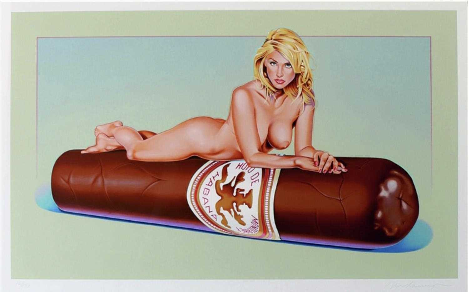 Lot 141 - Mel Ramos (American 1935-2018), 'Hav-a-Havanna #7', 2008