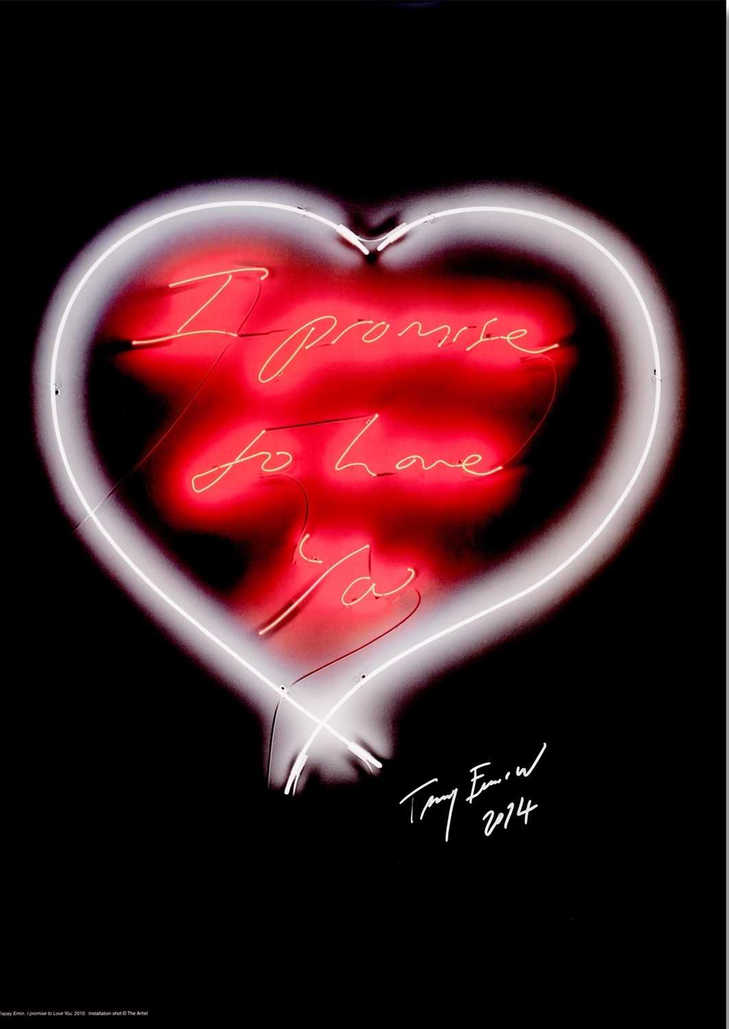 Lot 121 - Tracey Emin (British 1963-), 'I Promise To Love You', 2014