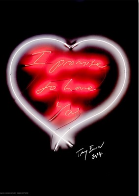 Lot 121 - Tracey Emin (British 1963-), 'I Promise To Love You', 2014