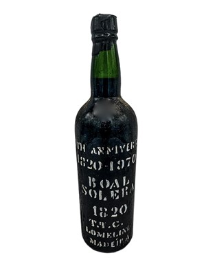 Lot 8 - 1 bottle 1820 Bual Solera