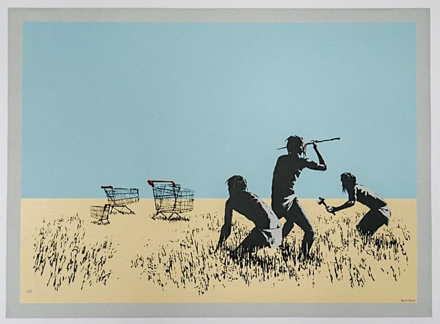 Lot 150 - Banksy (British 1974-), 'Trolley Hunters (Bethlehem Edition)', 2007