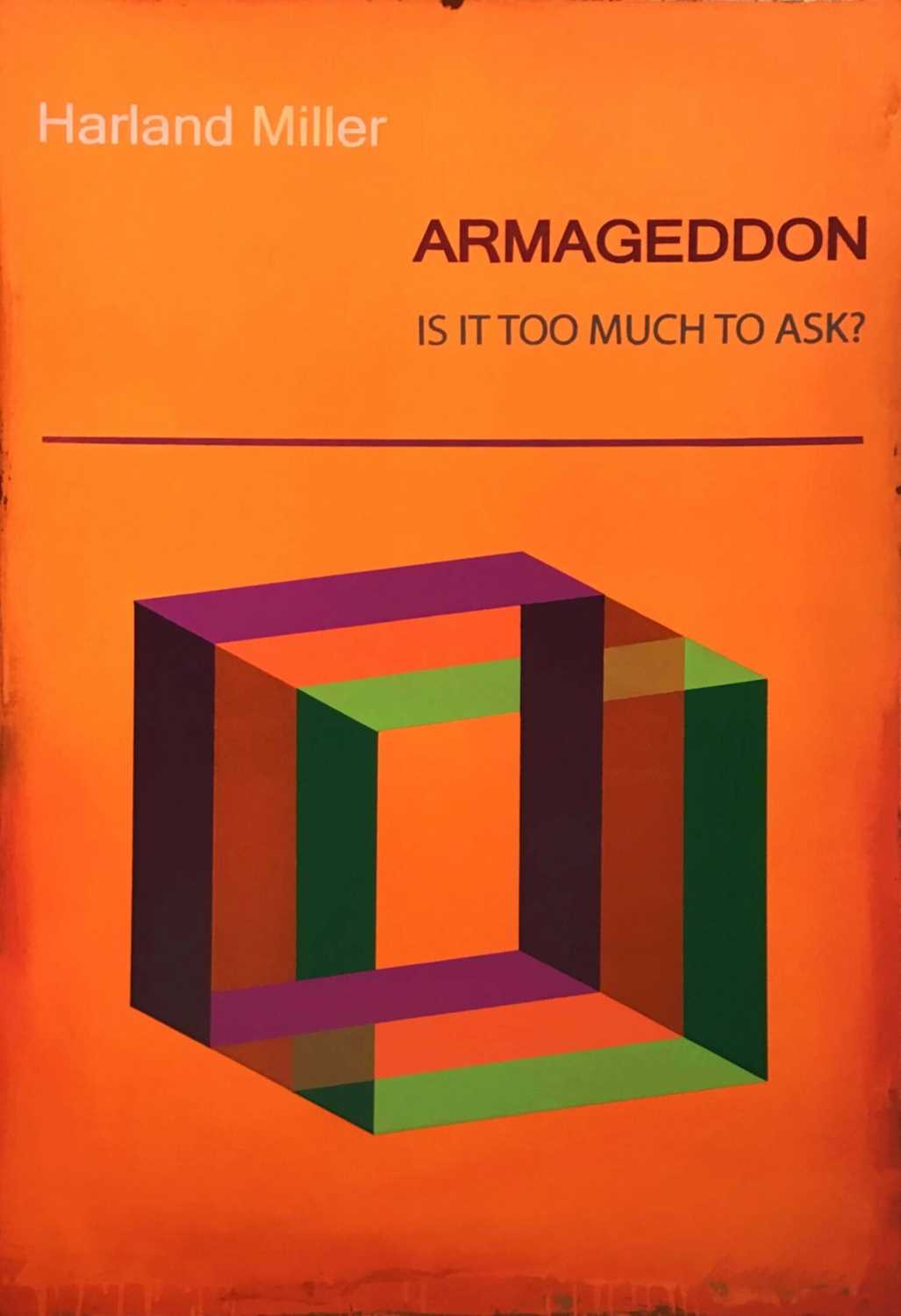 Lot 138 - Harland Miller (British 1964-), 'Armageddon: Is It Too Much To Ask? (Small)', 2017