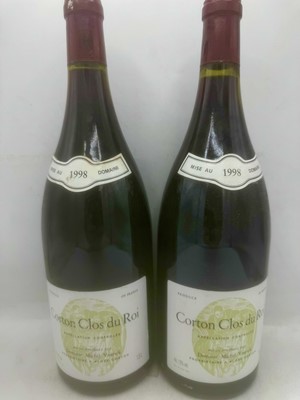 Lot 166 - 2 magnums 1998 Corton-Clos du Roi Voarick