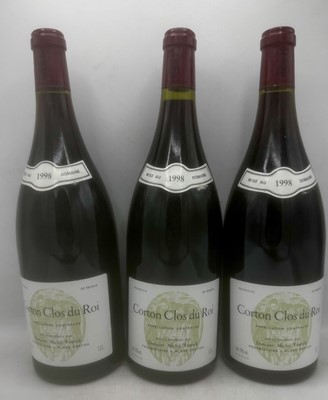 Lot 167 - 6 magnums 1998 Corton-Clos du Roi Voarick