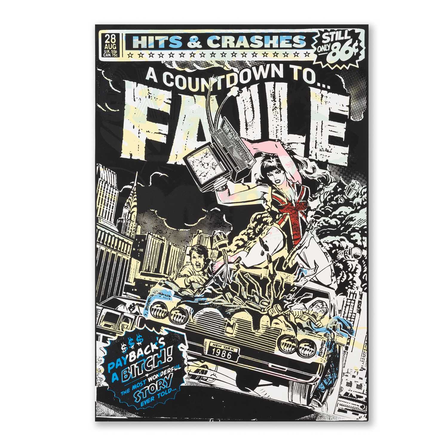Lot 77 - Faile (Collaboration), 'Hit's & Crashes', 2007