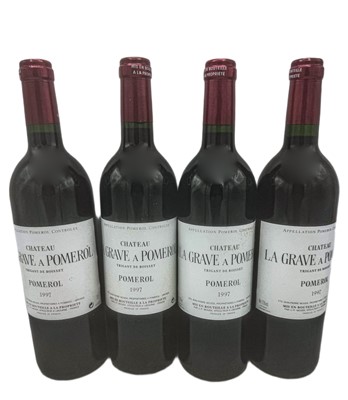 Lot 50 - 12 bottles 1997 Ch La Grave a Pomerol