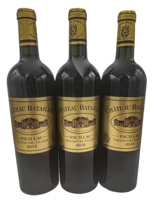 Lot 77 - 6 bottles 2012 Ch Batailley
