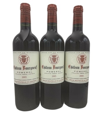Lot 83 - 6 bottle 2005 Ch Bourgneuf