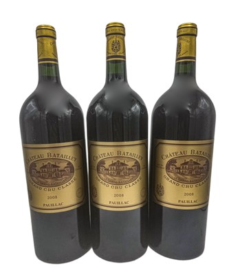 Lot 117 - 5 magnums 2008 Ch Batailley