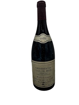 Lot 170 - 1 bottle 1989 Chambertin Clos de Beze B Clair