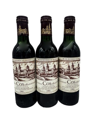 Lot 123 - 9 half-bottles Mixed Cos d'Estournel and Pichon-Lalande