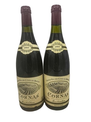Lot 208 - 2 bottles 1995 Cornas N Verset