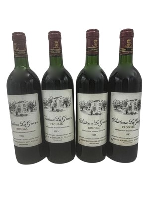 Lot 51 - 12 bottles 1985 Ch La Grave