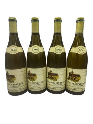 Lot 181 - 12 bottles 1998 Chablis Vaucopin D&P Picq