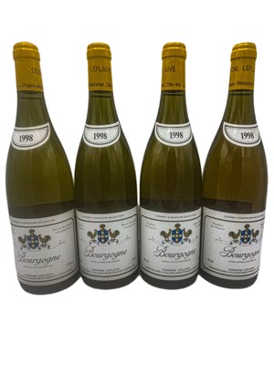 Lot 182 - 12 bottles 1998 Bourgogne Blanc Domaine Leflaive