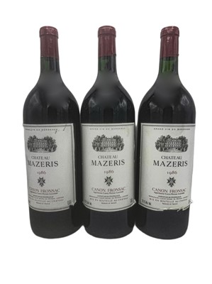 Lot 57 - 6 magnums 1986 Ch Mazeris