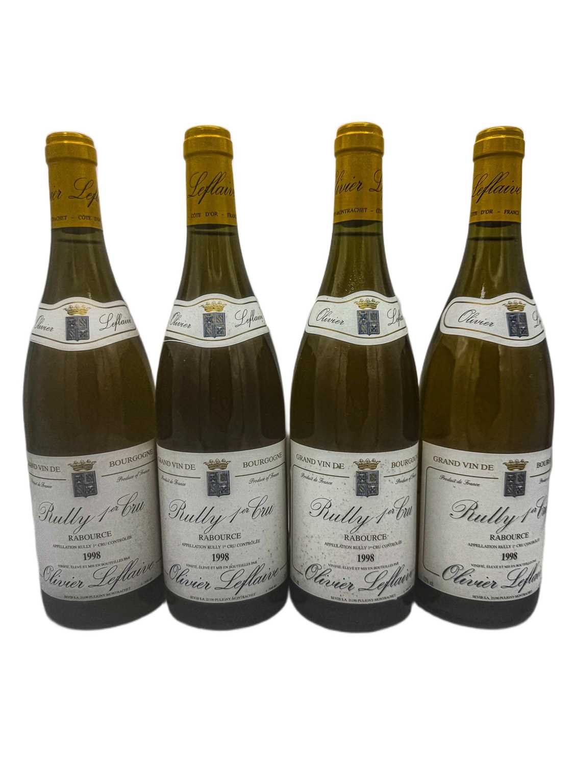 Lot 184 - 12 bottles 1998 Rully 1er Cru Rabource O Leflaive
