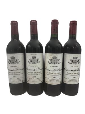 Lot 62 - 12 bottles 1998 Ch Canon de Brem