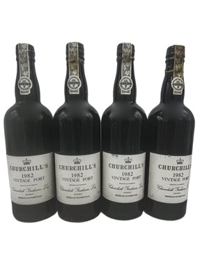 Lot 1 - 12 bottles 1982 Churchill's