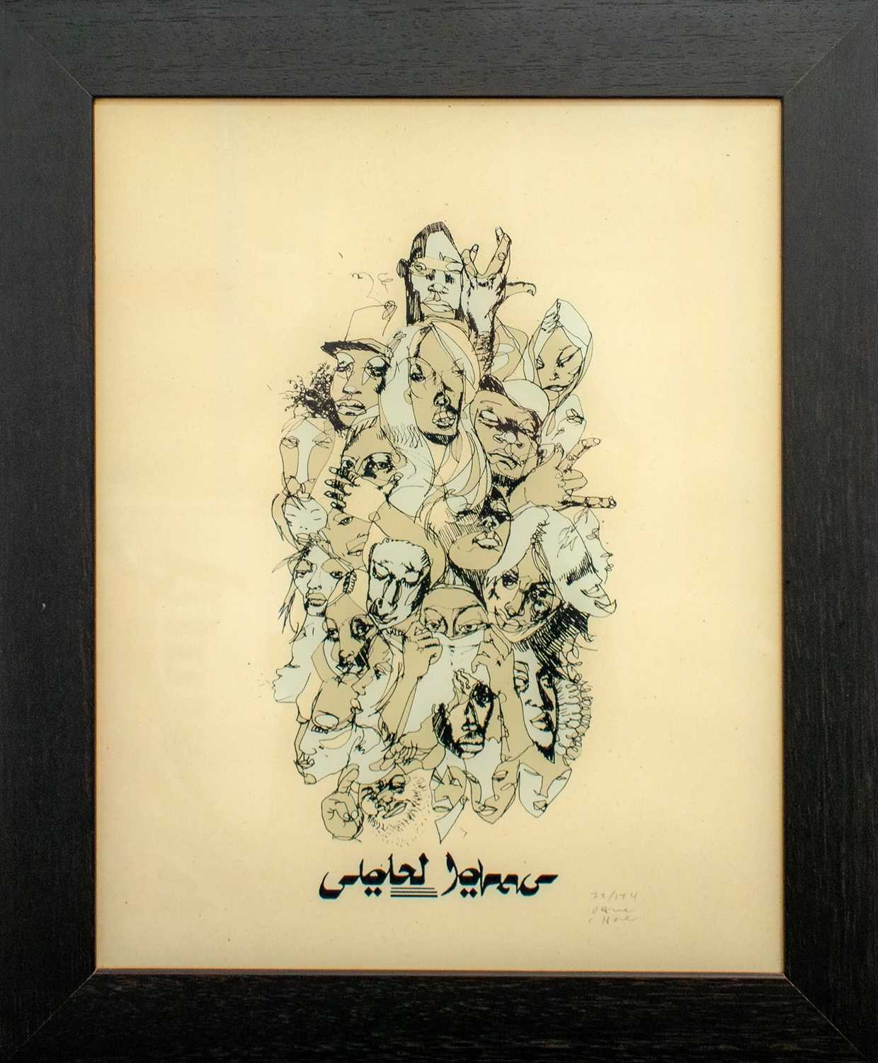 Lot 57 - David Choe (American 1976-), 'Friends Heads', 2004