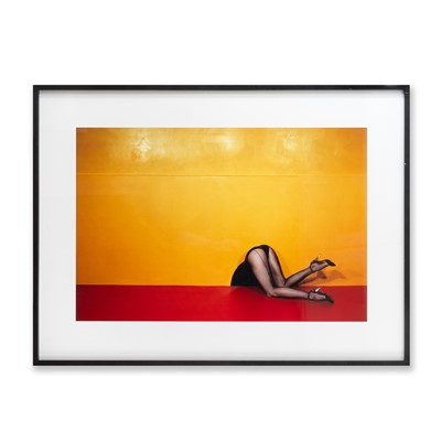 Lot 147 - Guy Bourdin (French 1928-1991), 'Mousehole, Charles Jourdan, Autumn 1979', 1979