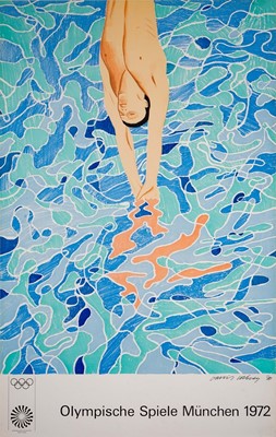 Lot 32 - David Hockney (British 1937-) 'Olympische Spiele München 1972', 1970