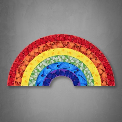 Lot 53 - Damien Hirst (British 1965-), 'Butterfly Rainbow (Small)', 2020