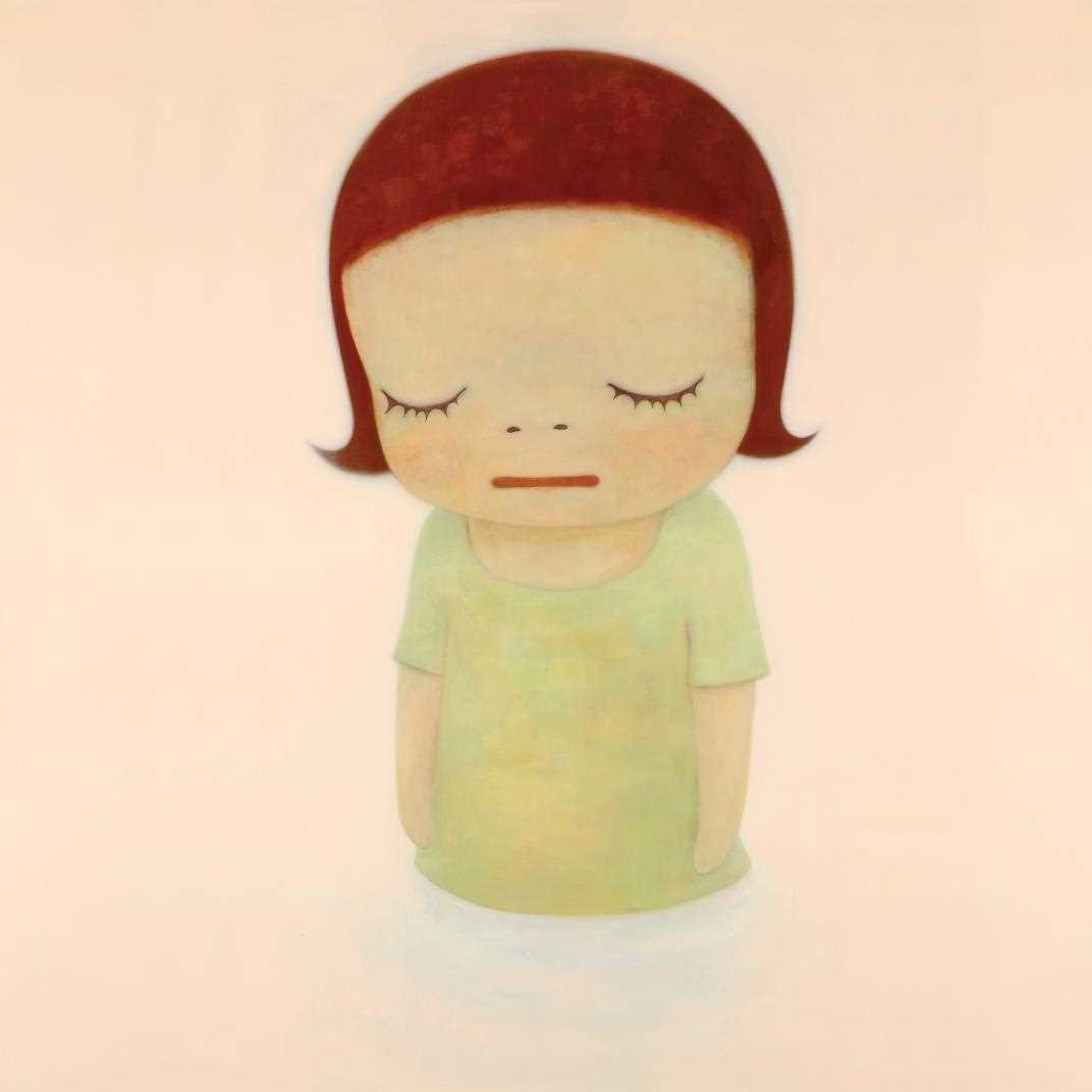 Lot 126 - Yoshitomo Nara (Japanese 1959-), 'In The Milky Lake/Thinking One', 2025