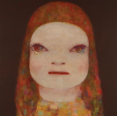 Lot 127 - Yoshitomo Nara (Japanese 1959-), 'Midnight Tears Scarf', 2025