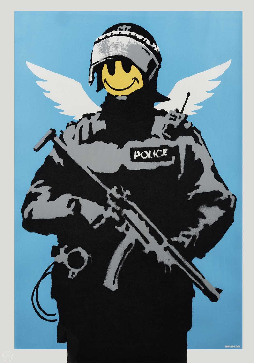 Lot 165 - Banksy (British 1974-), 'Flying Copper', 2003