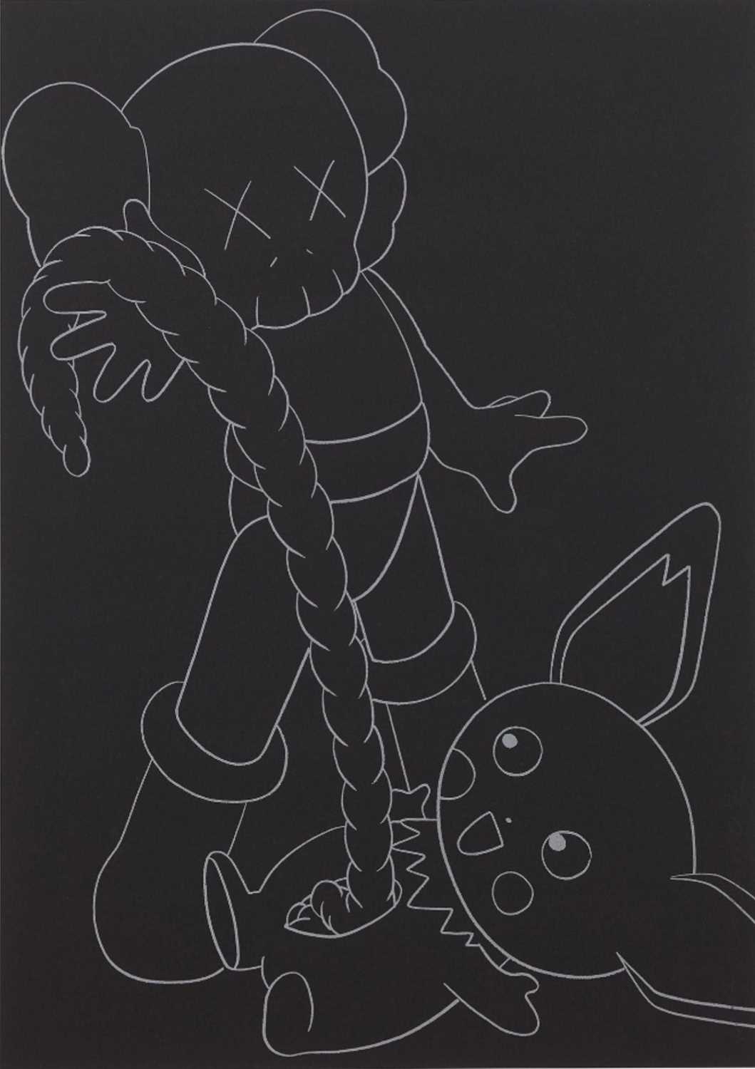 Lot 173 - Kaws (American 1974-), 'Astroboy vs Pikachu', 2002