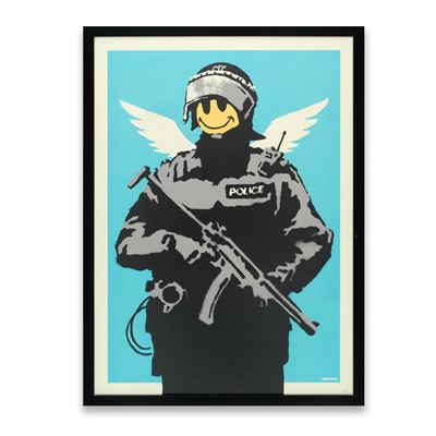 Lot 175 - Banksy (British 1974-), 'Flying Copper', 2003