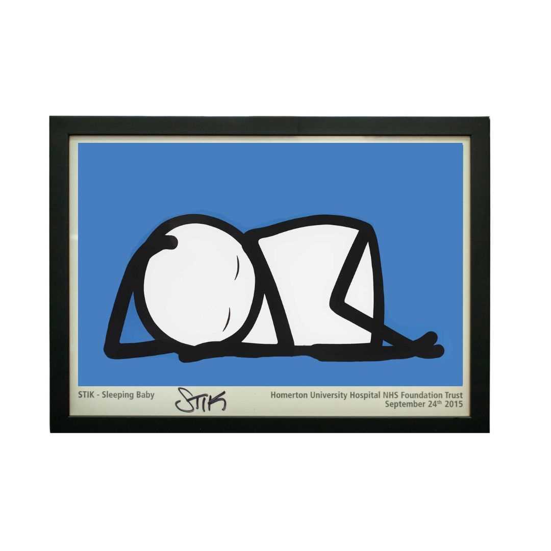 Lot 257 - Stik (British 1979-), 'Sleeping Baby', 2015