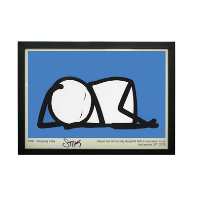 Lot 257 - Stik (British 1979-), 'Sleeping Baby', 2015
