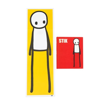 Lot 287 - Stik (British 1979-), ‘Standing Figure (Yellow)’, 2015