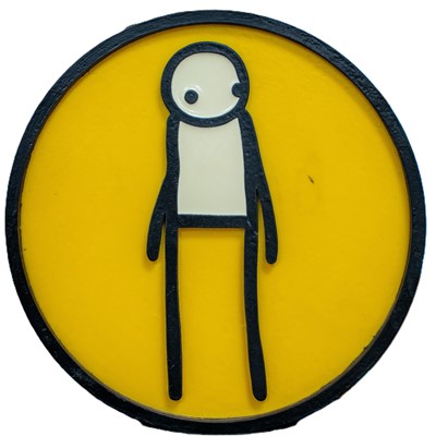 Lot 213 - Stik (British), 'Plaque (Yellow)', 2011