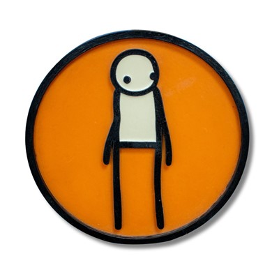 Lot 183 - Stik (British), 'Plaque (Orange)', 2011