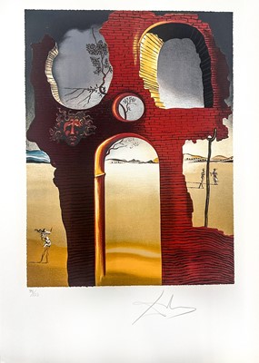 Lot 4 - Salvador Dali (Spanish 1904-1989), 'Invisible Face'